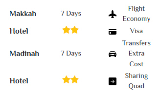 14 Nights Budget Umrah Package